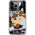 Looney Tunes Splatter Paint Tasmanian Devil iPhone 16 Pro Clear Case